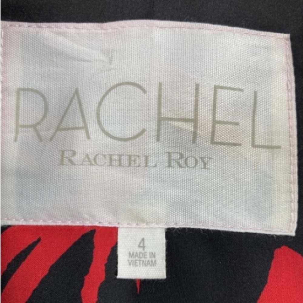 Rachel Roy Size 4 Chain Details, Black Jacket - Picture 2 of 4